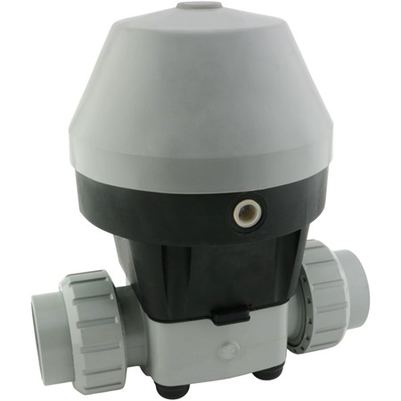 Membranventil med union innv. lim pneuma