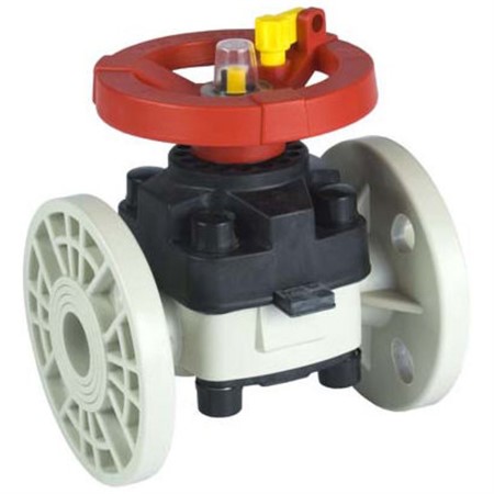 T4OM-Membranventil flenset DIN PN10/16