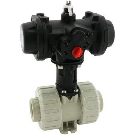 M1IM - med pneumatisk aktuator NC