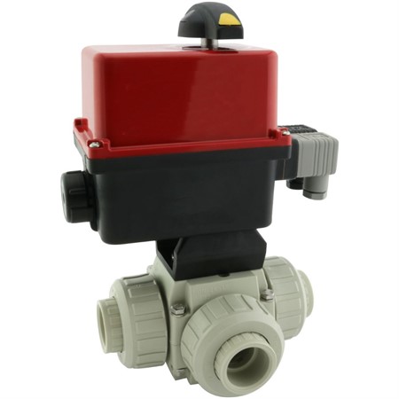 TBV L-kule - med elektrisk aktuator