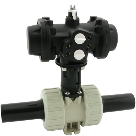 M1BEM - med pneumatisk aktuator DA